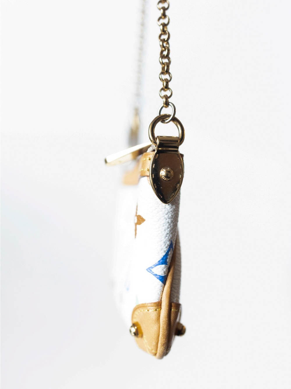 Louis Vuitton Multicolor vintage Murakami Monogram White Mini Pochette - Picture 5 of 12